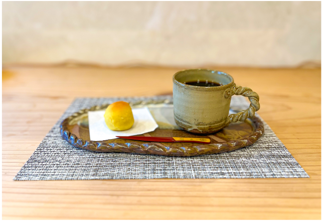 コーヒーと和菓子